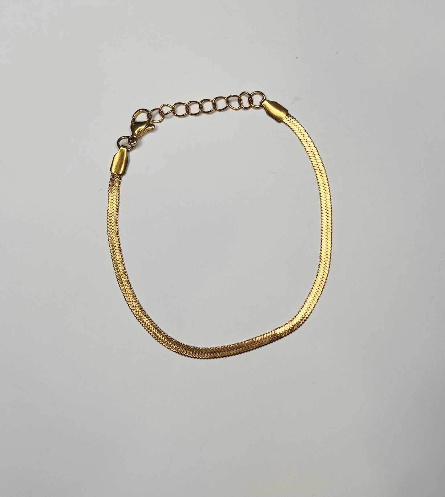Luxe Gold Herringbone Bracelet