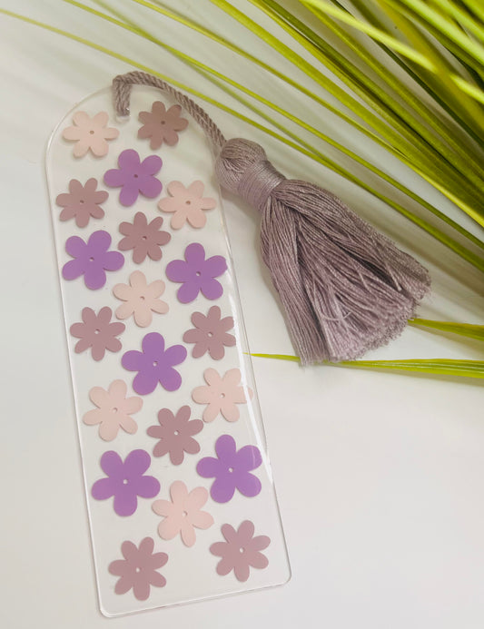Flower Power Bookmark (Purple Mix)