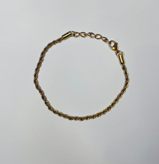 Luxe Gold Rope Bracelet
