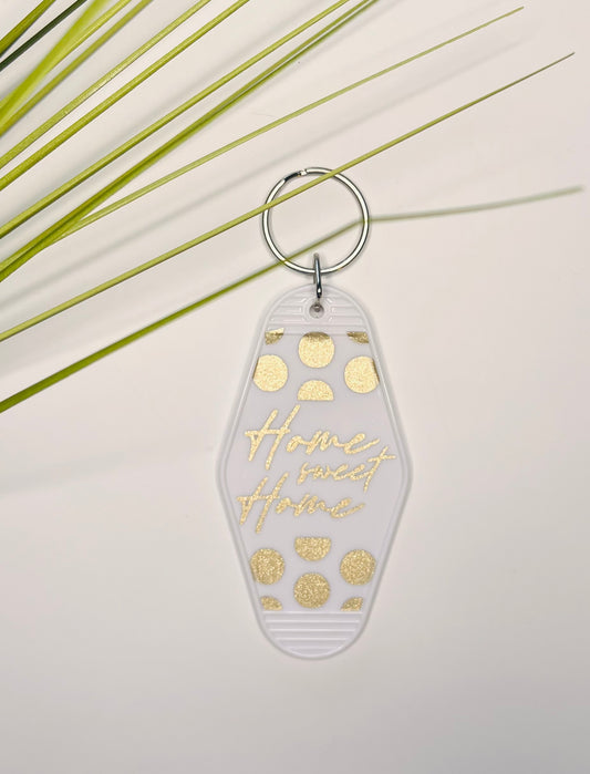 'Home Sweet Home' Motel Keychain